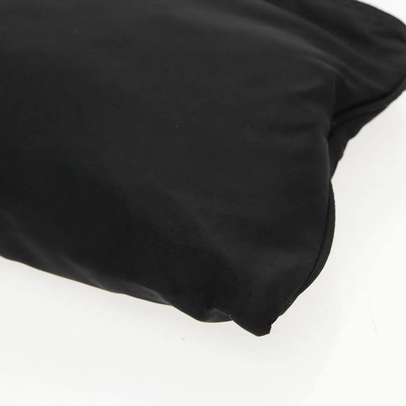 PRADA Shoulder Bag Nylon Black Silver Auth 95371 - Picture 9 of 16